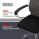 Кресло руководителя PREMIUM Ultimate EX-800 хром, плотная двойная сетка Х2, черное/серое. Фото товара с разных ракурсов.