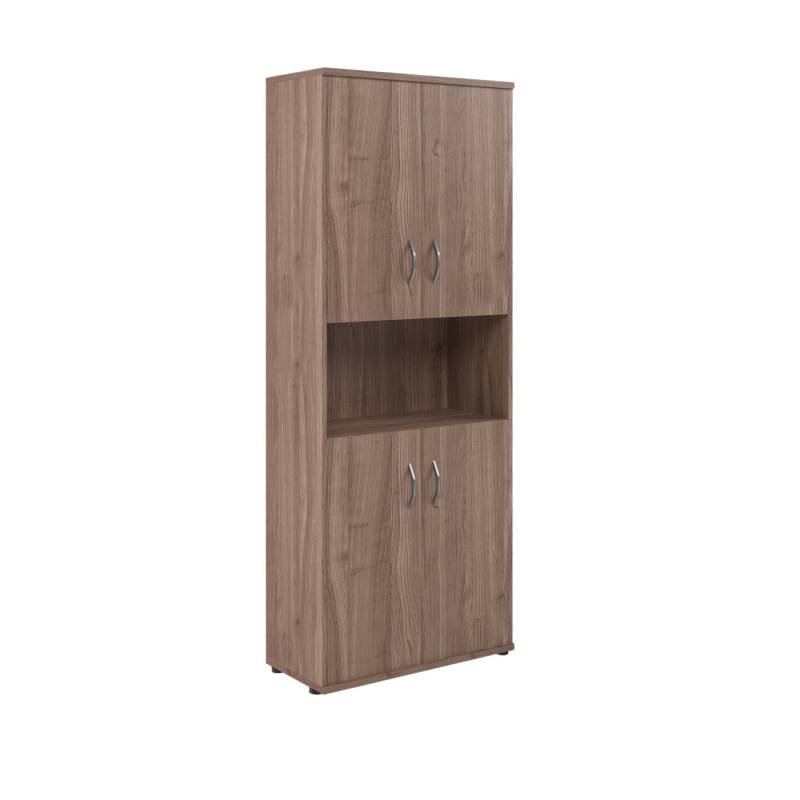 Шкаф с двумя комплектами глухих малых дверей СТ-1.5 Ясень Шимо 770*365*1975  главное фото