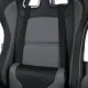 Игровое кресло  "GT Racer GM-100", две подушки, экокожа, черное/серое, 531926. Фото товара с разных ракурсов.