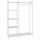Вешалка-стеллаж "Валенсия-1", 1555х1090х300 мм, 7 полок, металл, белая, ГСВ1 Б главное фото в маленьком размере