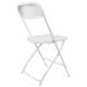 Стул складной  "Golf CF-002", белый каркас, пластик белый, XXXXXX, 532887. Фото товара с разных ракурсов.