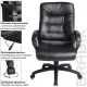 Кресло руководителя Supreme EX-503, экокожа, черное. Фото товара с разных ракурсов.